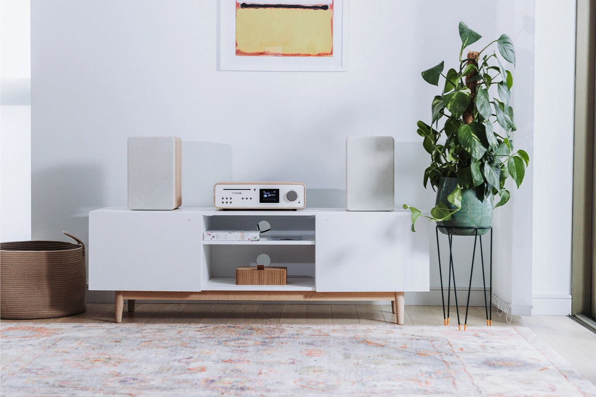 Pure Classic Stereo Hi-Fi System – DAB+, CD, Bluetooth, 100W, Eiche