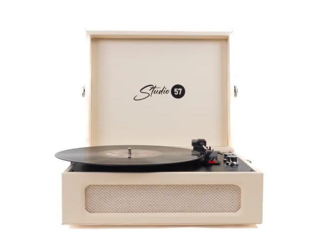 Studio 57 Groovy Turntable (Creme)
