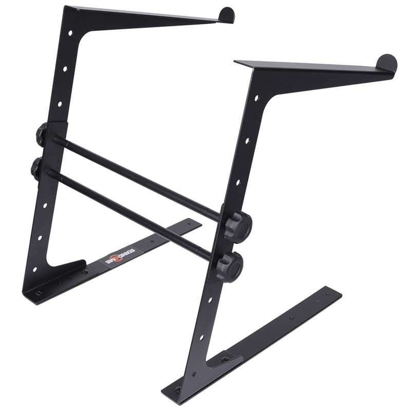 Laptopständer mit Montagehalterung – verstellbar für 12–17", Schwarz