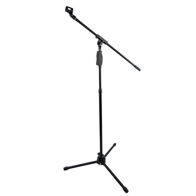 Mikrofonstativ med boom arm – justerbar 139–200 cm