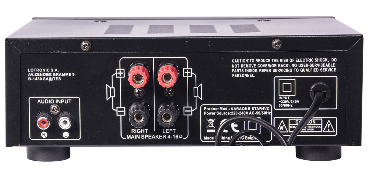 Karaoke-System mit Bluetooth und Echo (2x 75W)