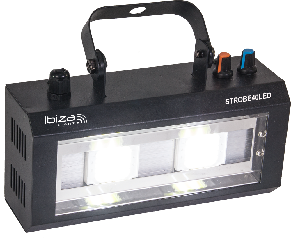 Ibiza LED-Stroboskoplicht (2x20W)