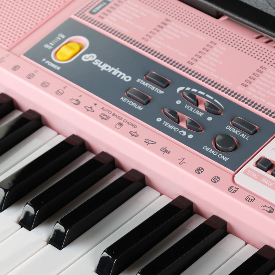 Suprimo Keyboards für Kinder mit Mikrofone – Pink