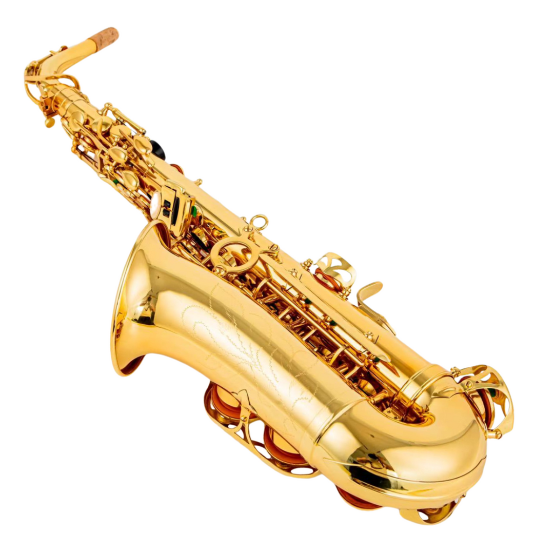 Suprimo Alto Saxo Altsaxofon in E♭ – Set mit Etui und Zubehör