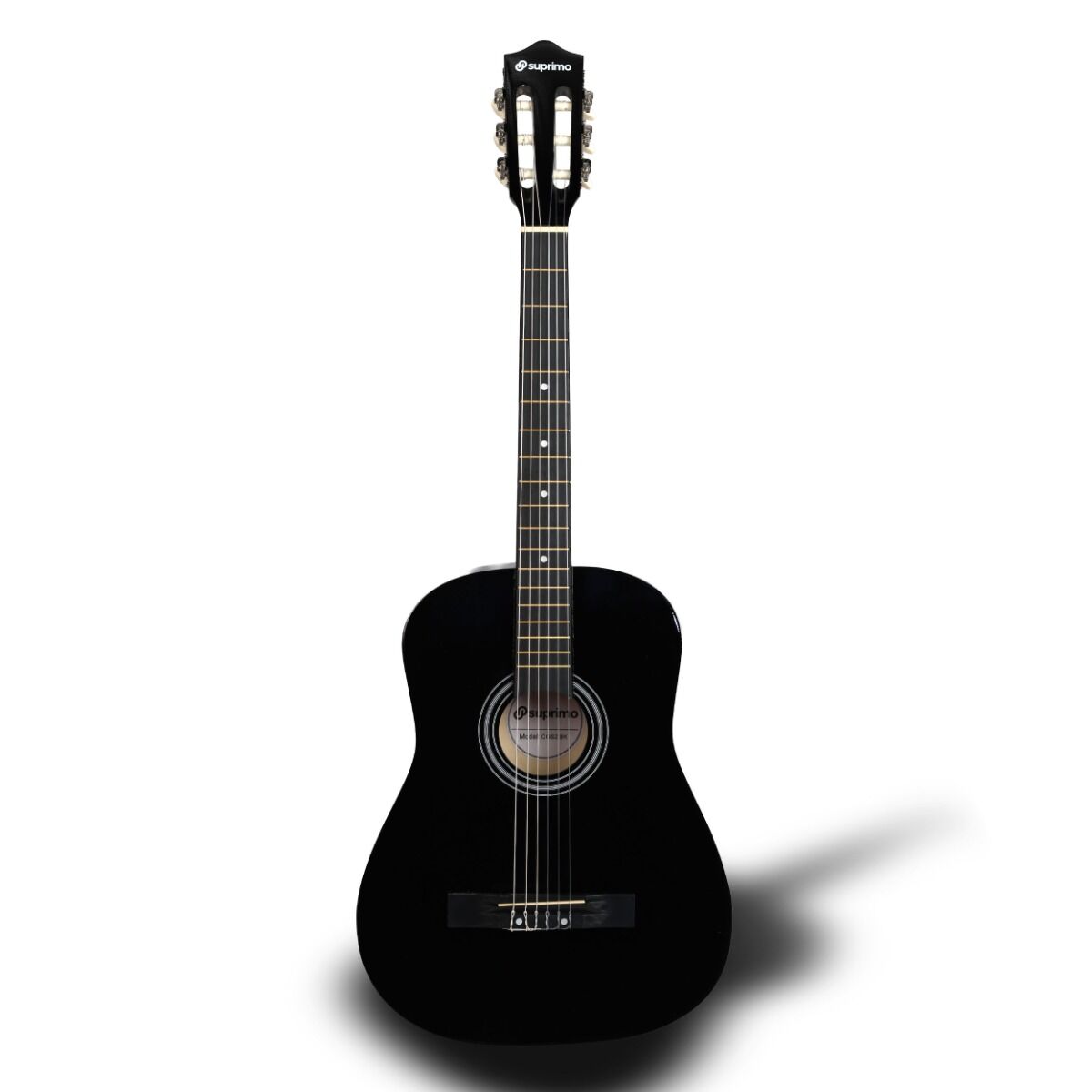 SUPRIMO CGS2 BK 4/4 klassische Gitarre schwarz zum Lernen