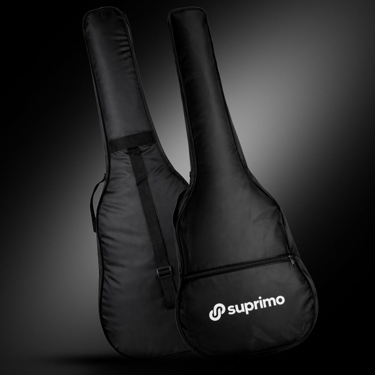 SUPRIMO CGS3 BK 4/4 Klassische Gitarre Schwarz zum Lernen