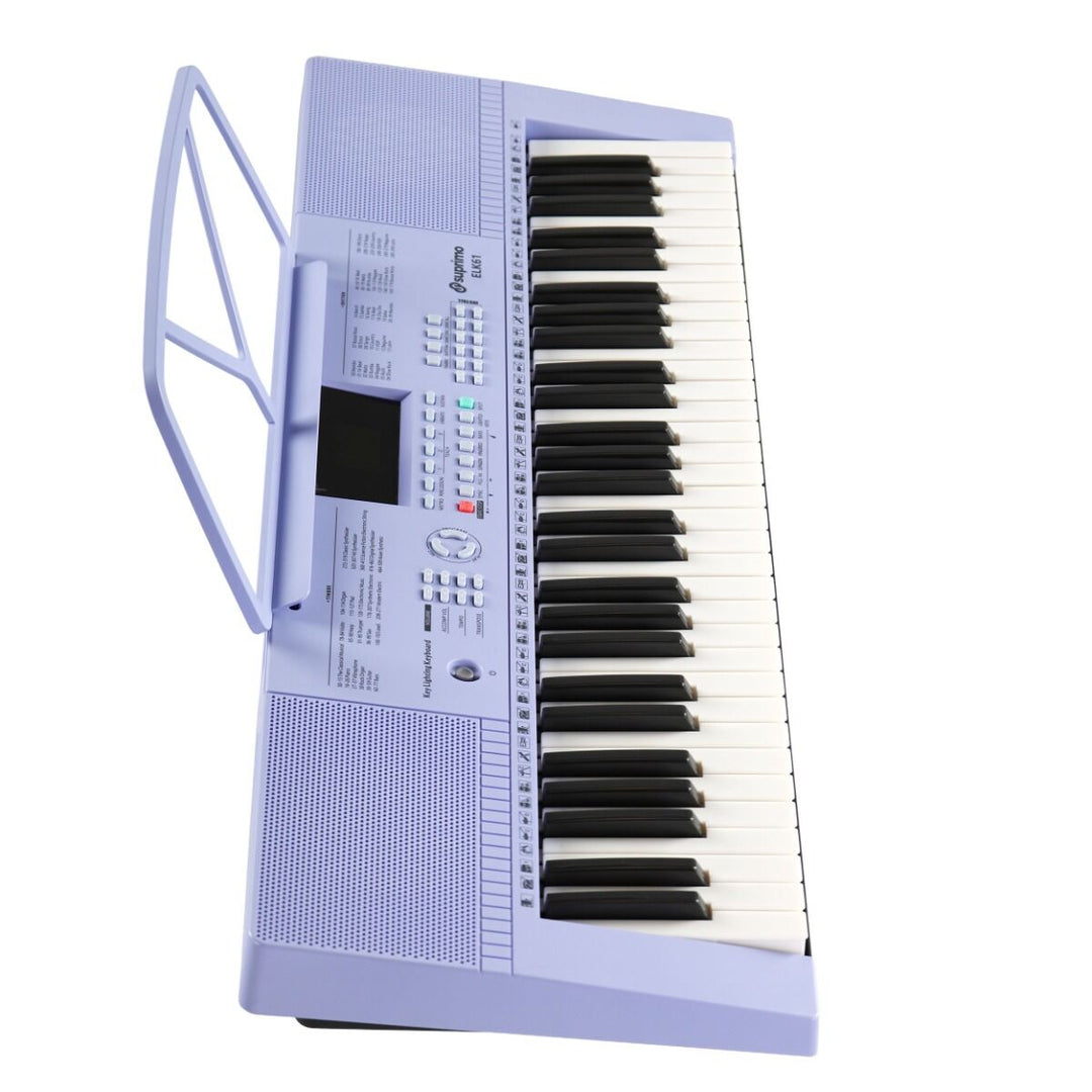 SUPRIMO Keyboards 61 Tasten, Lila