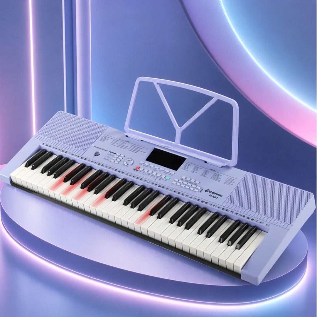SUPRIMO Keyboards 61 Tasten, Lila