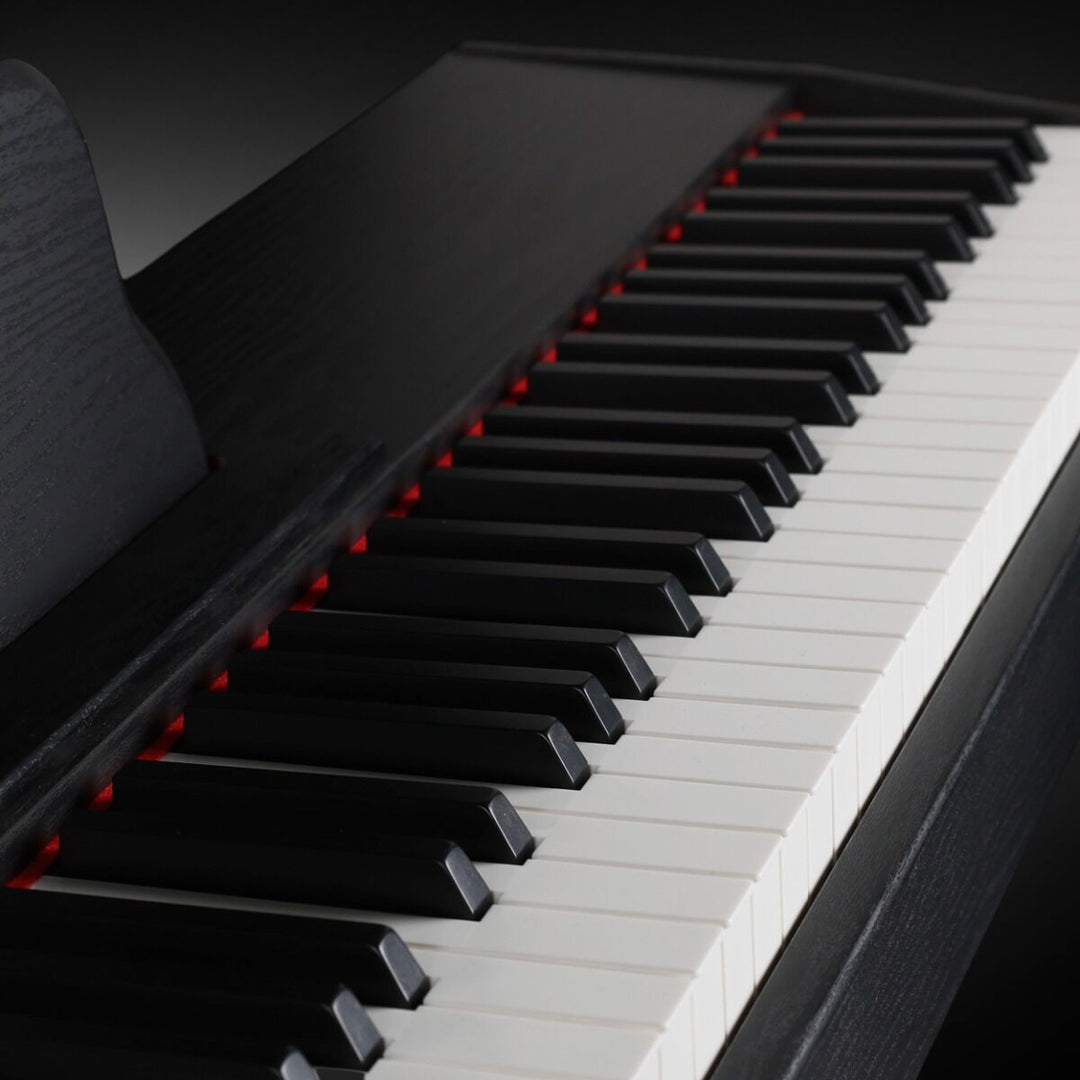 Suprimo SDP88 BK Digitalpiano 88 mit gewichteten Tasten, Schwarz