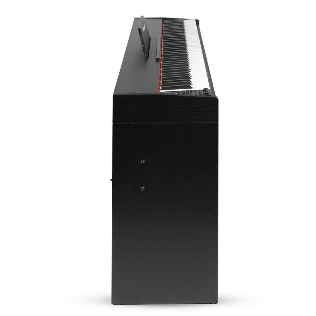 Suprimo SDP88 BK Digitalpiano 88 mit gewichteten Tasten, Schwarz