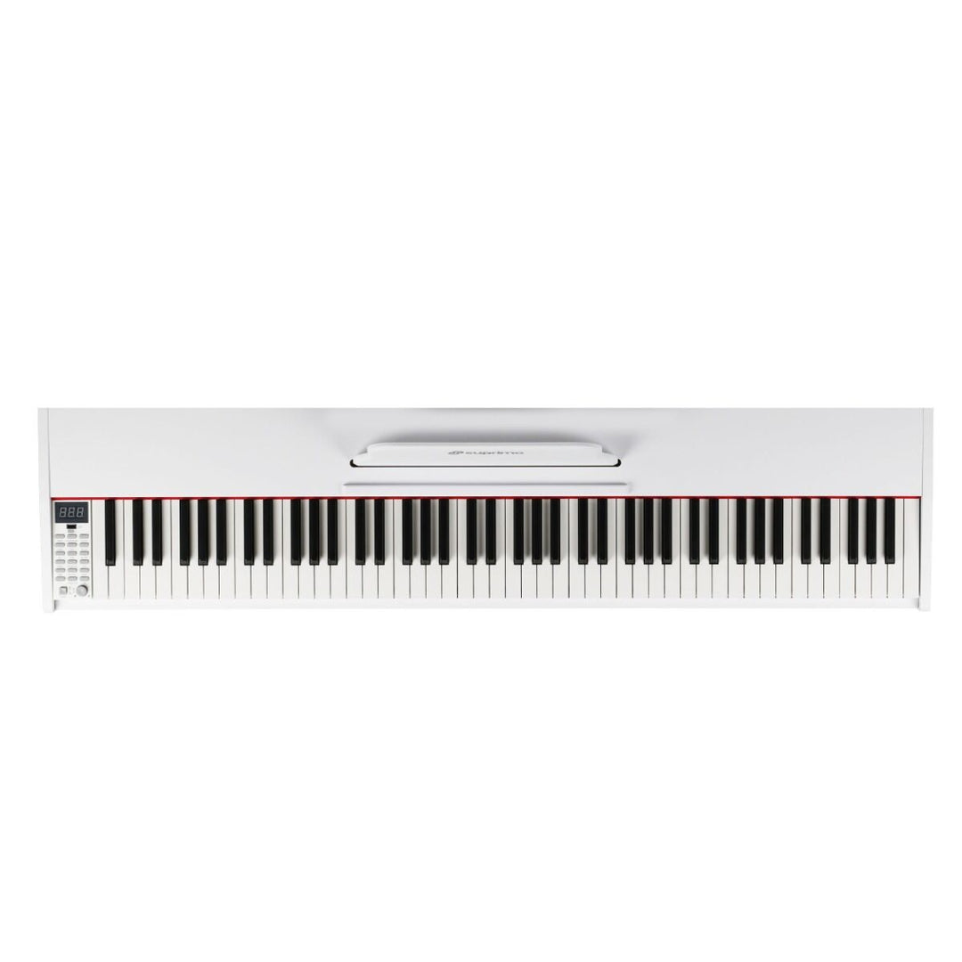 Suprimo SDP88 WH Digital Piano 88 mit gewichteten Tasten, Weiß