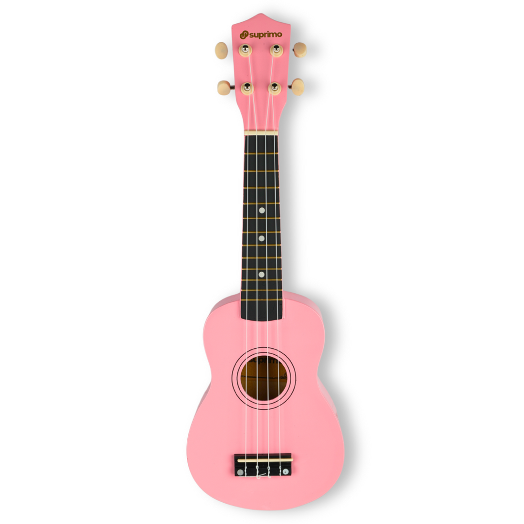 Sopran-Ukulele aus rosa Holz