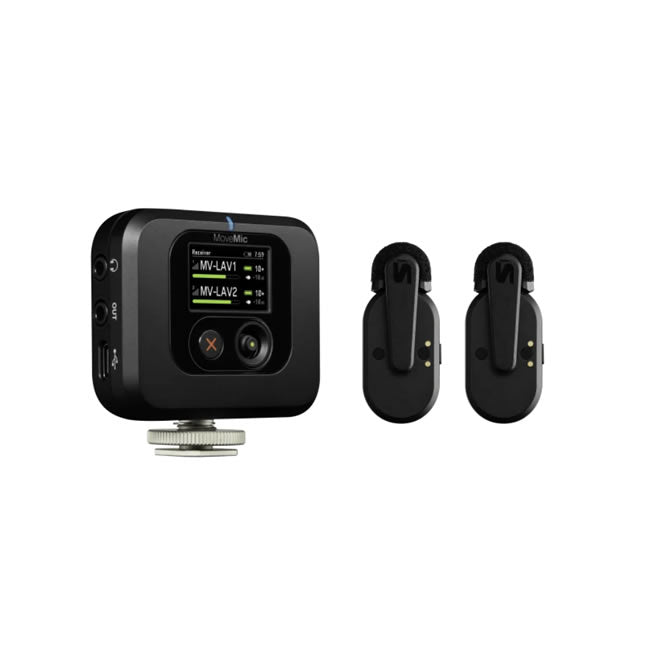 Shure MoveMic Two Bluetooth Kamera-Set (2 Mikrofone)