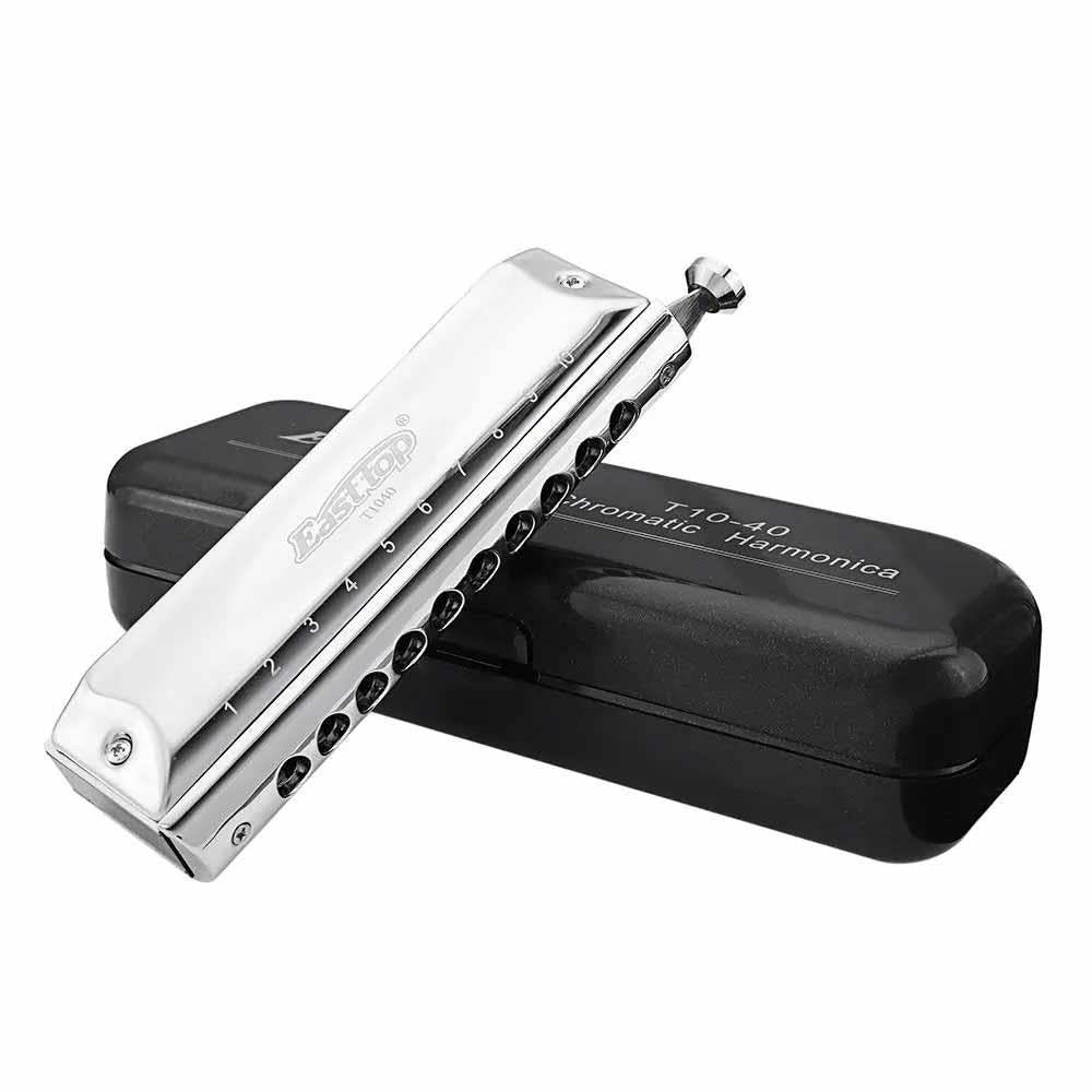 Easttop T1040 KRomatisk 10-huls Harmonikas (C)