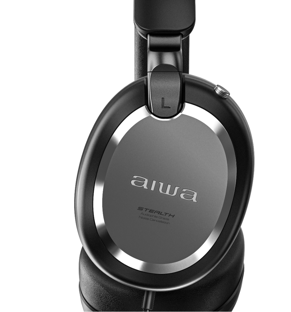 Aiwa HD-450TN kabellose Kopfhörer, Titan