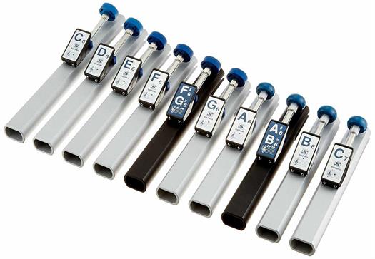 Suzuki Tonechime / Handglocken mit 10 Stäben und Tasche - HB-100