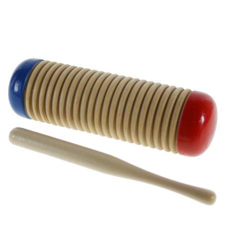 Guiro Shaker aus Holz inkl. Rhythmusstab