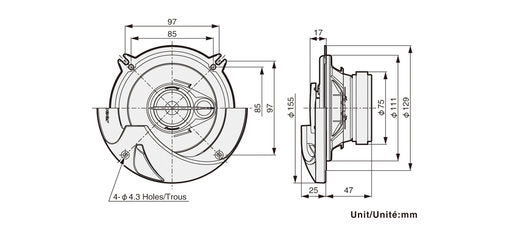 Pioneer TS-R1350S Autolautsprecher (13cm, 5,25")