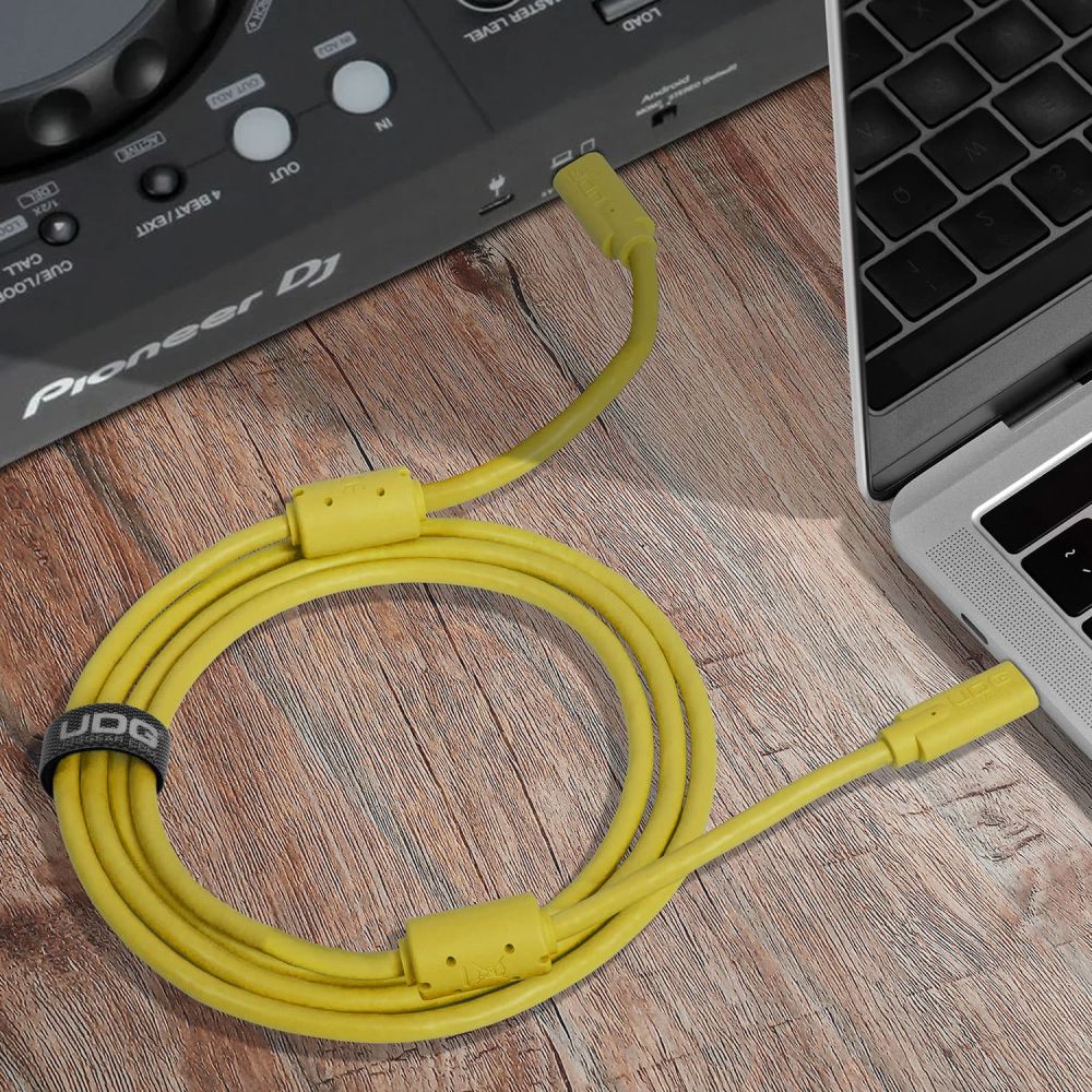 UDG Ultimate Kabel USB 3.2 C-C Gelb Gerade 1,5m