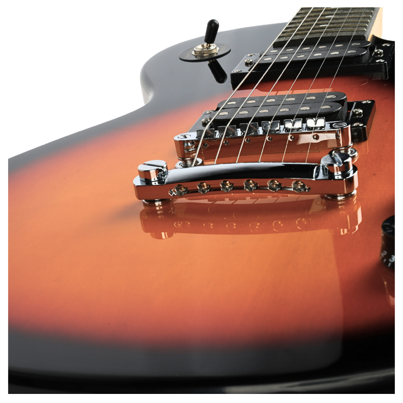 V-Tone ESLP39 SB 4/4 Les Paul E-Gitarrenset mit Verstärker, Sunburst