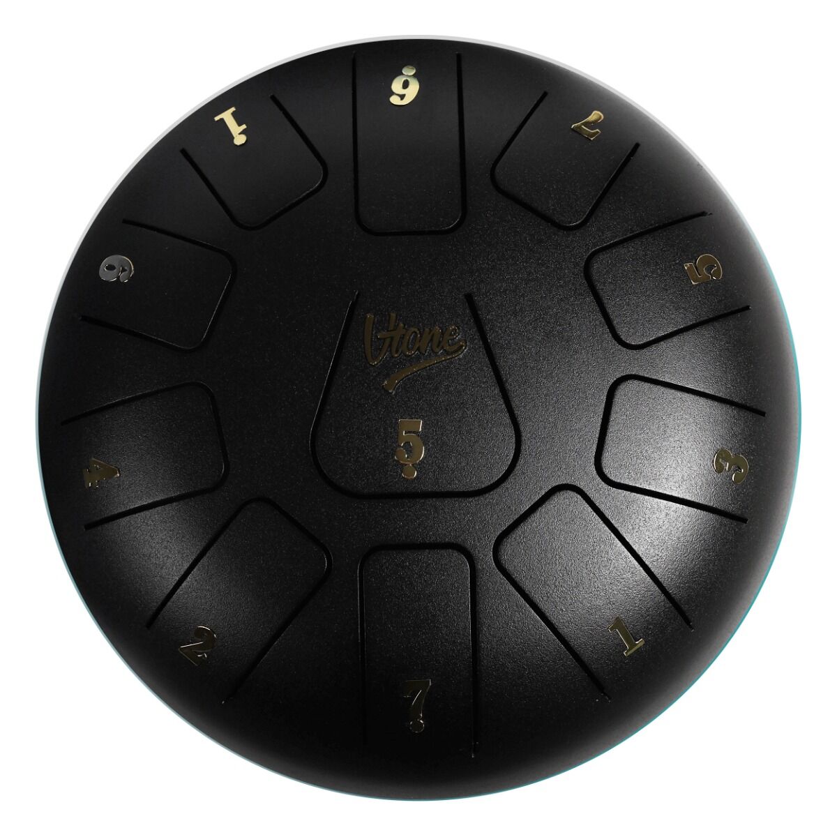 Tongue Drum 8" Schwarz inkl. Zubehör (11 Töne)