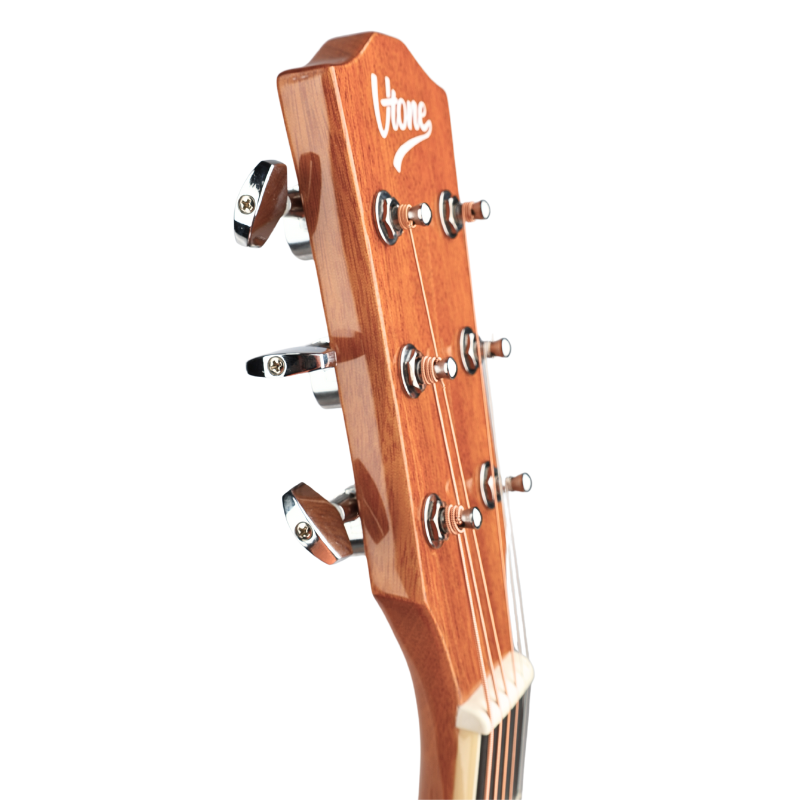 V-TONE VEAG1 CE NT Elektroakustische Gitarre 4/4 Dreadnought Cutaway – Natur
