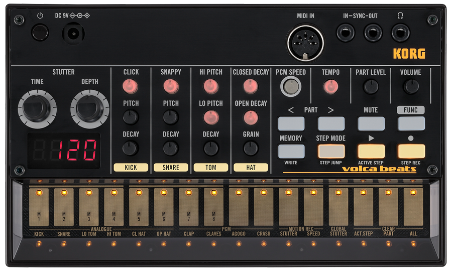 Korg Volca Beats - Analogue Rhythm Machine