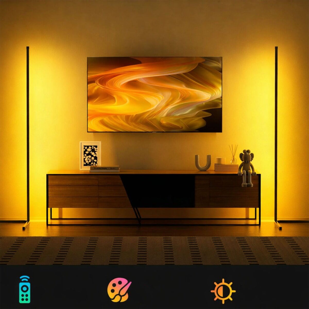 LIGHT4ME WANDSTANGE 1 Ecke stehende Bodenlampe
