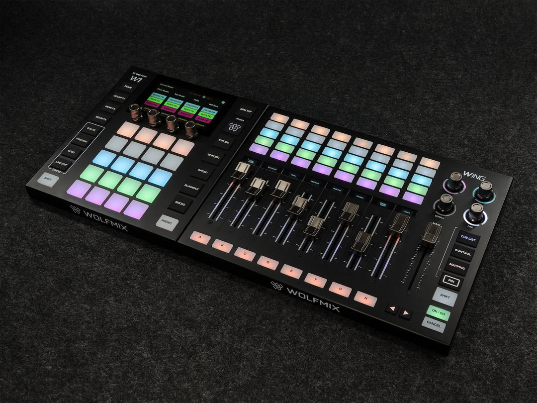 Wolfmix WING – Professionelles DMX-Lichtpult & W1-Erweiterung