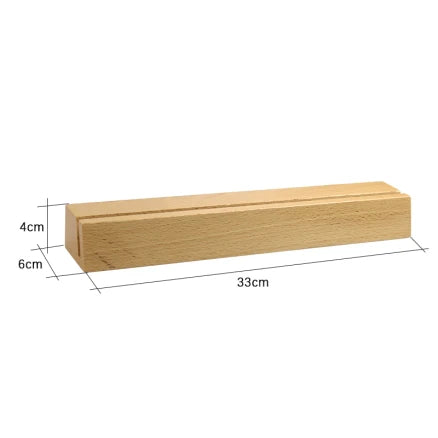 Vinyl On-Wall Display Rack (Træ)