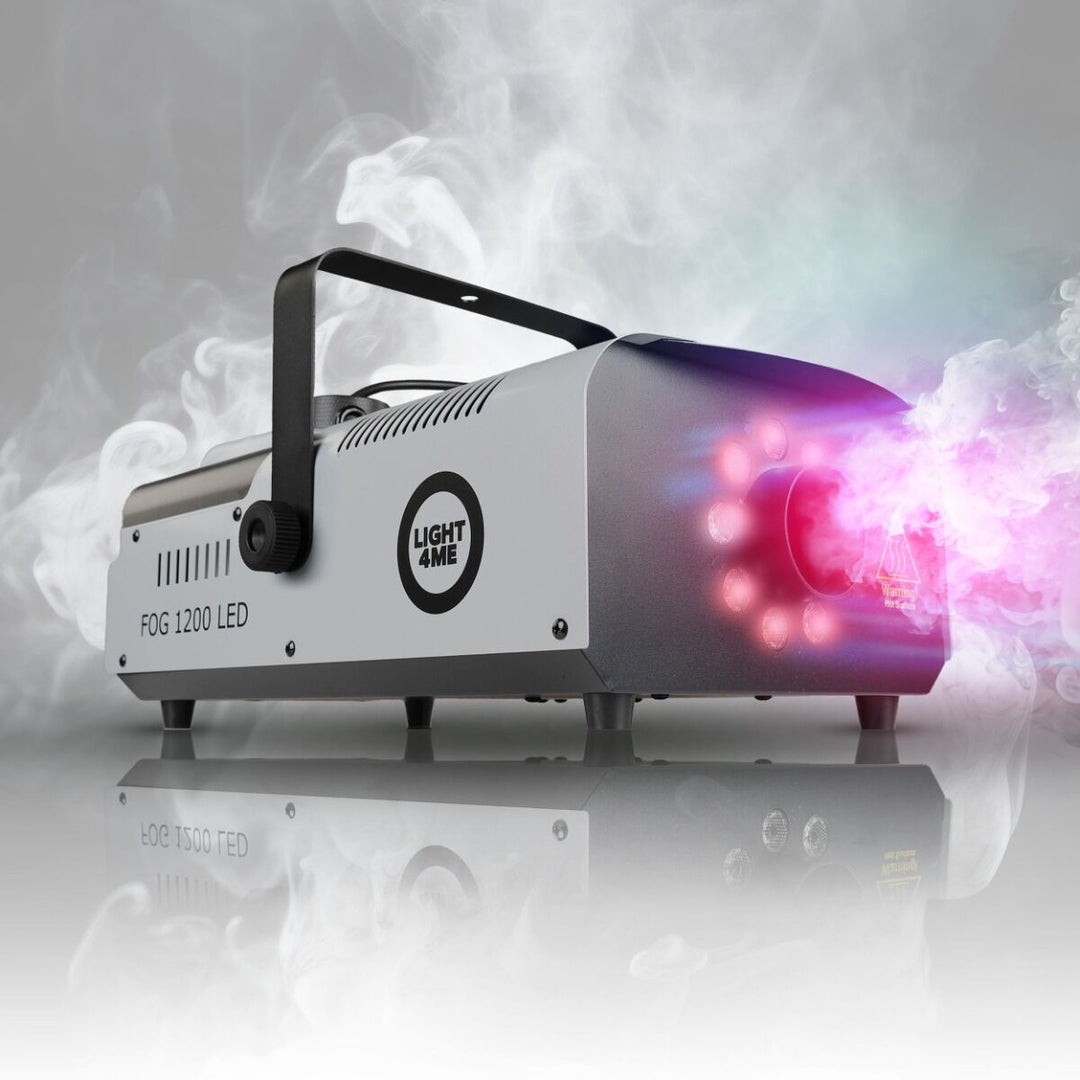 Light4Me Fog 1200 LED Nebelmaschine 1200W mit RGB LED & DMX