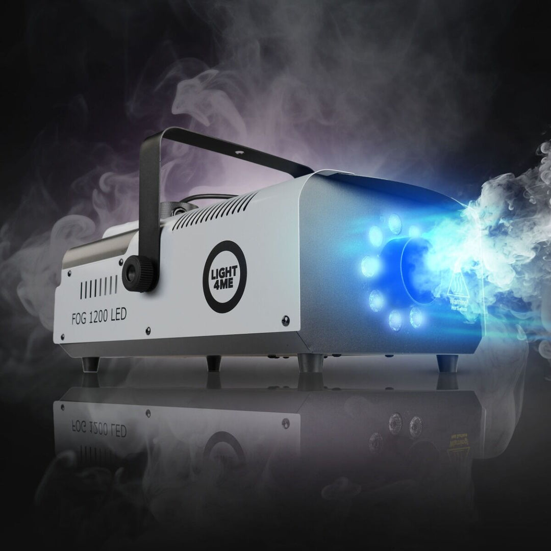 Light4Me Fog 1200 LED Nebelmaschine 1200W mit RGB LED & DMX