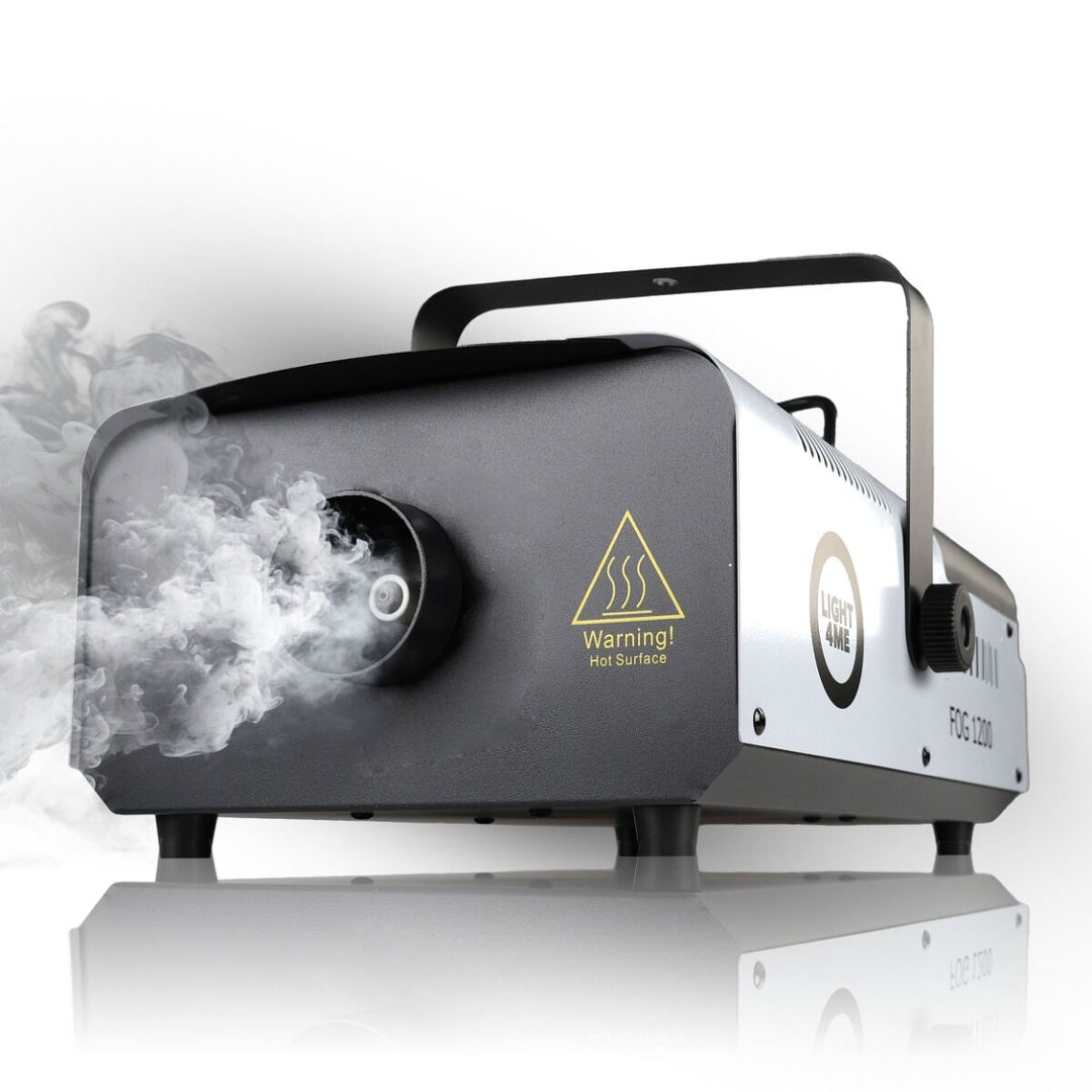Light4Me Fog 1200 Nebelmaschine 1200W mit kabelloser & kabelgebundener Fernbedienung