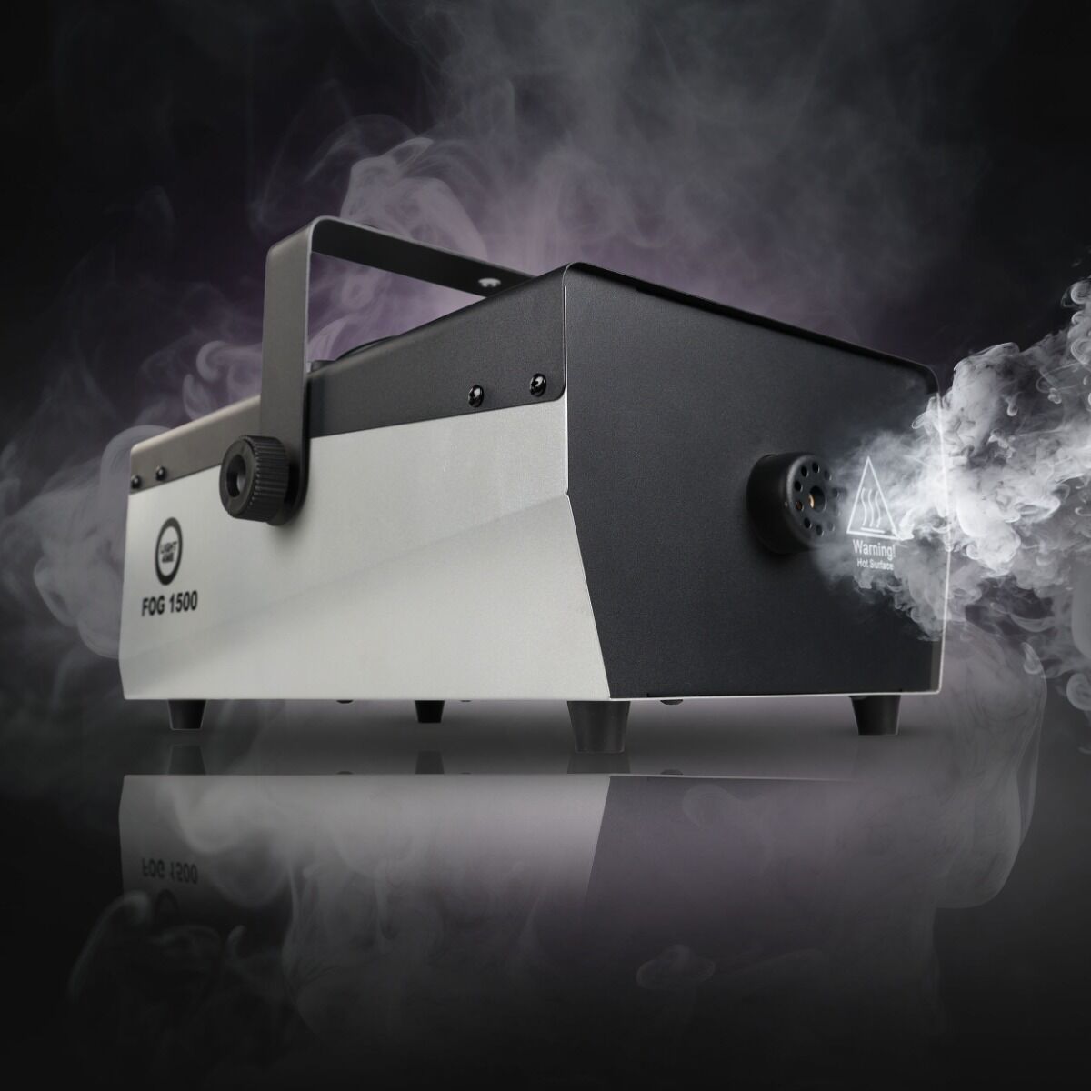 Light4Me Fog 1500 V2 Røgmaskine 1500W med DMX & Fjernbetjening