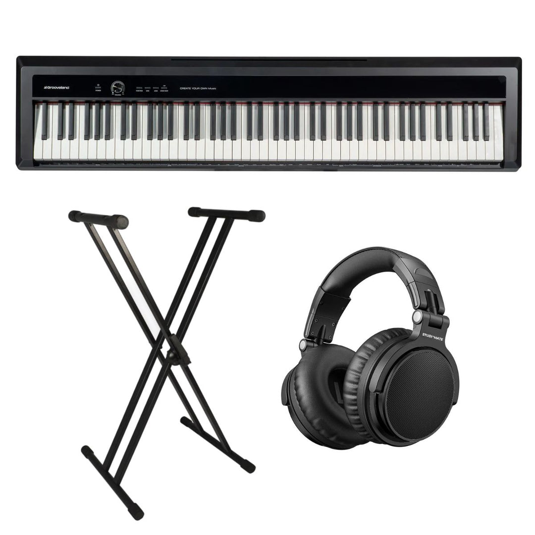 Grooveland P450 E-Piano Pack (Schwarz)