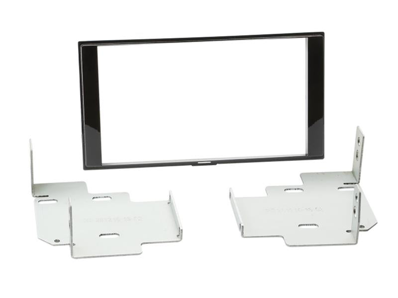 2-DIN Rahmen für Nissan (Piano Schwarz)