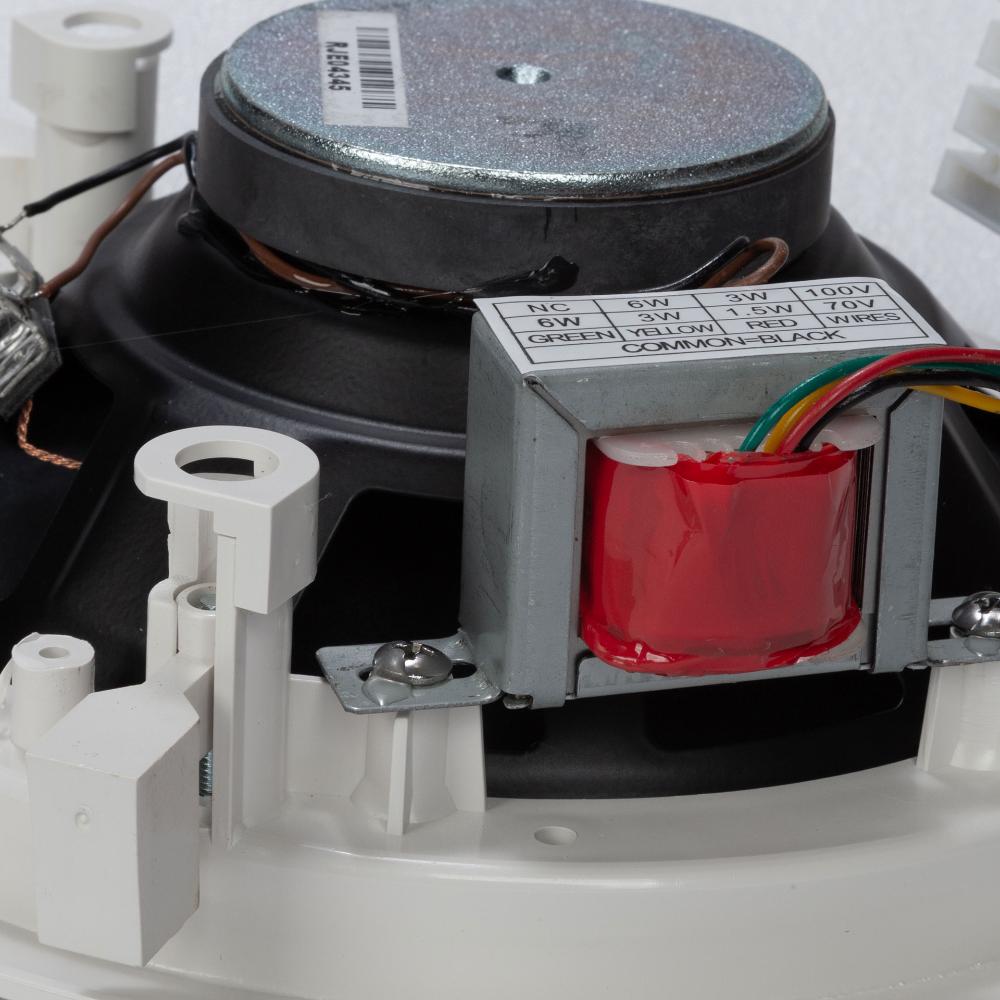 RCF Einbaulautsprecher PL60 6" 100V, weiß, 6W