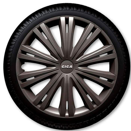 13" Giga anthrazit Radkappen-Set