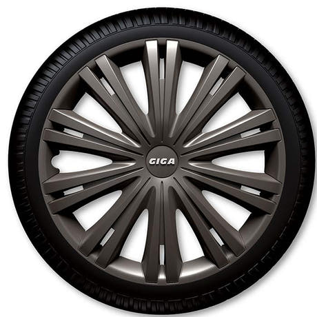 14" Giga anthrazit Radkappen-Set