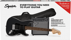 Fender Stratocaster E-Gitarre Startpakke (Frost Metallic)