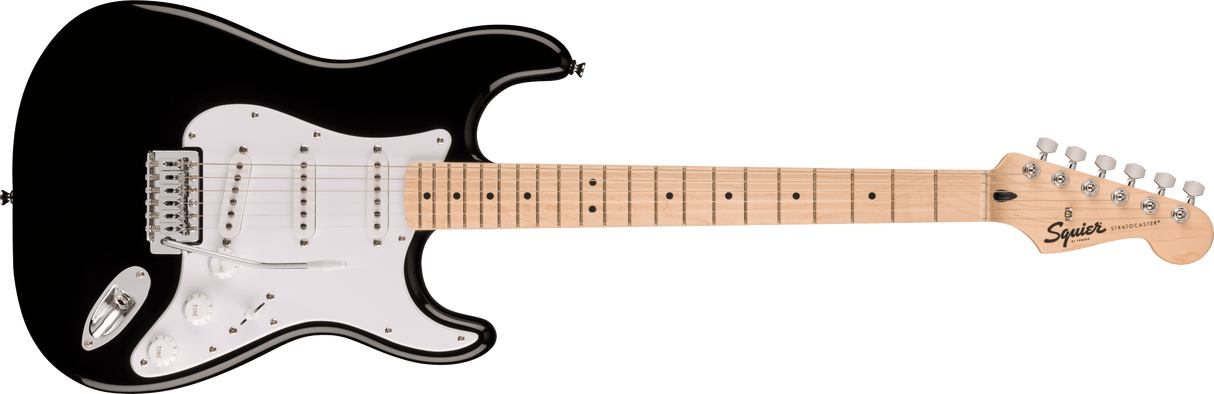 Fender Squier Sonic Stratocaster Electric Guitar (Black)