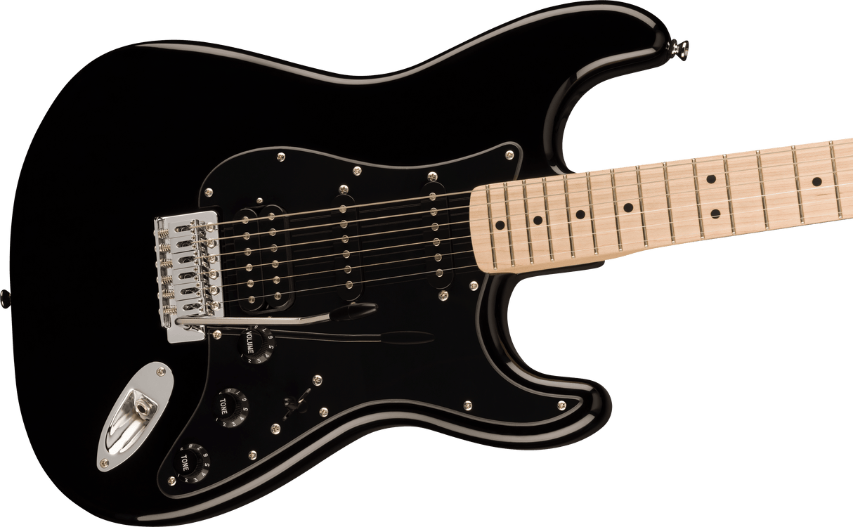 Fender Squier Sonic Stratocaster HSS E-Gitarre (Schwarz)