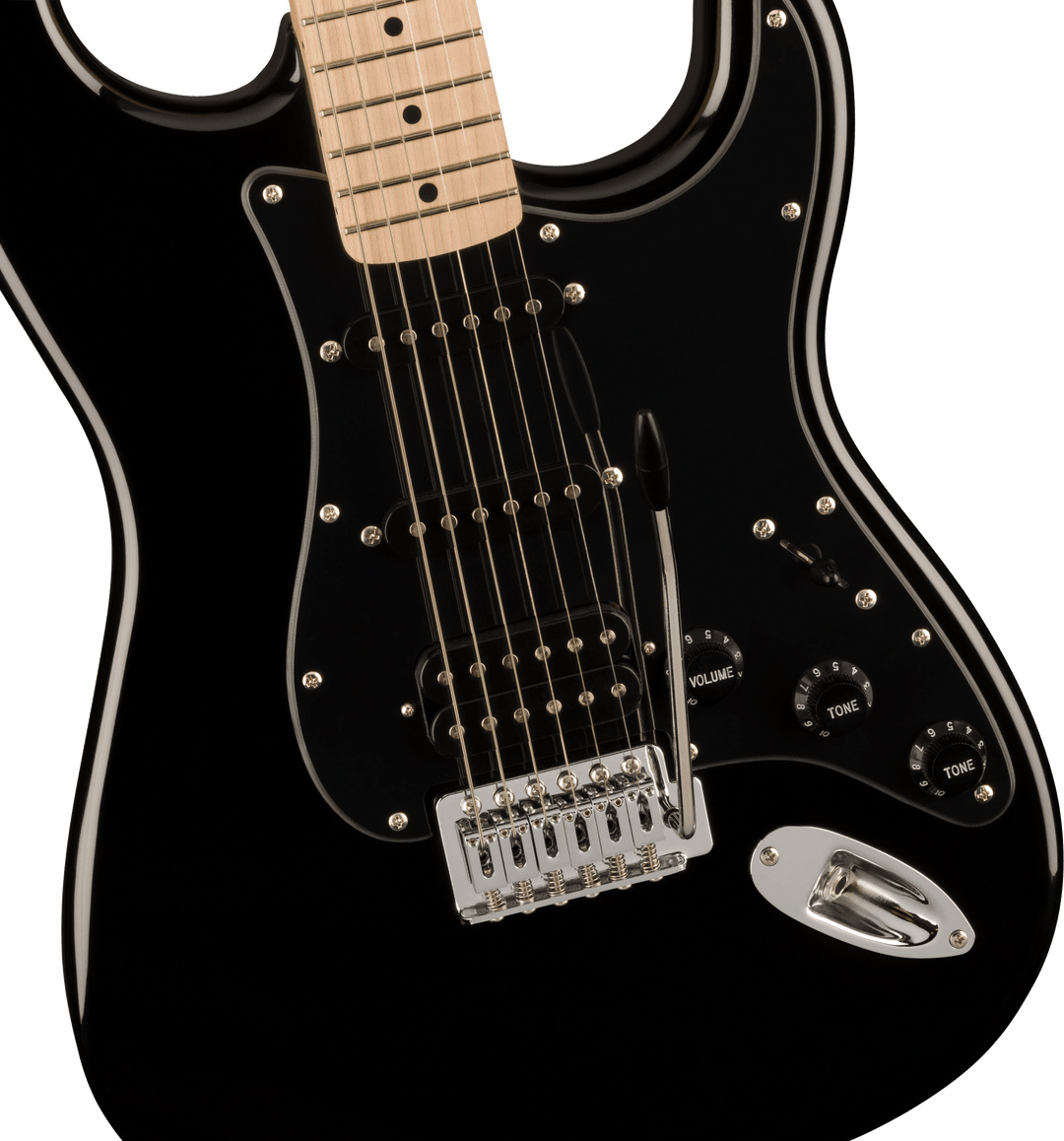 Fender Squier Sonic Stratocaster HSS E-Gitarre (Schwarz)