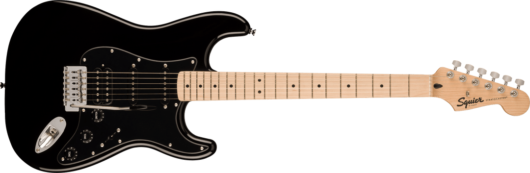 Fender Squier Sonic Stratocaster HSS E-Gitarre (Schwarz)