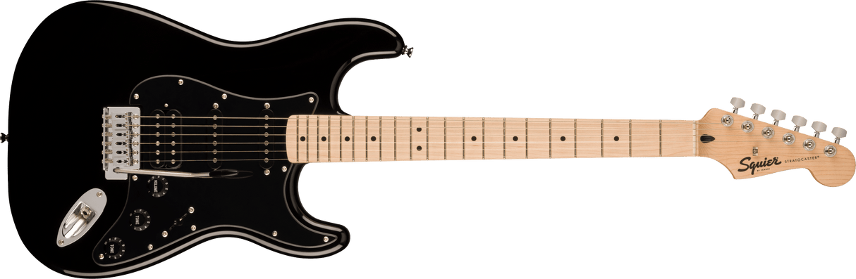 Fender Squier Sonic Stratocaster HSS E-Gitarre (Schwarz)