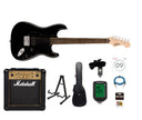 Fender Squier Sonic Stratocaster HT H E-Gitarre Starterpaket (Sort)
