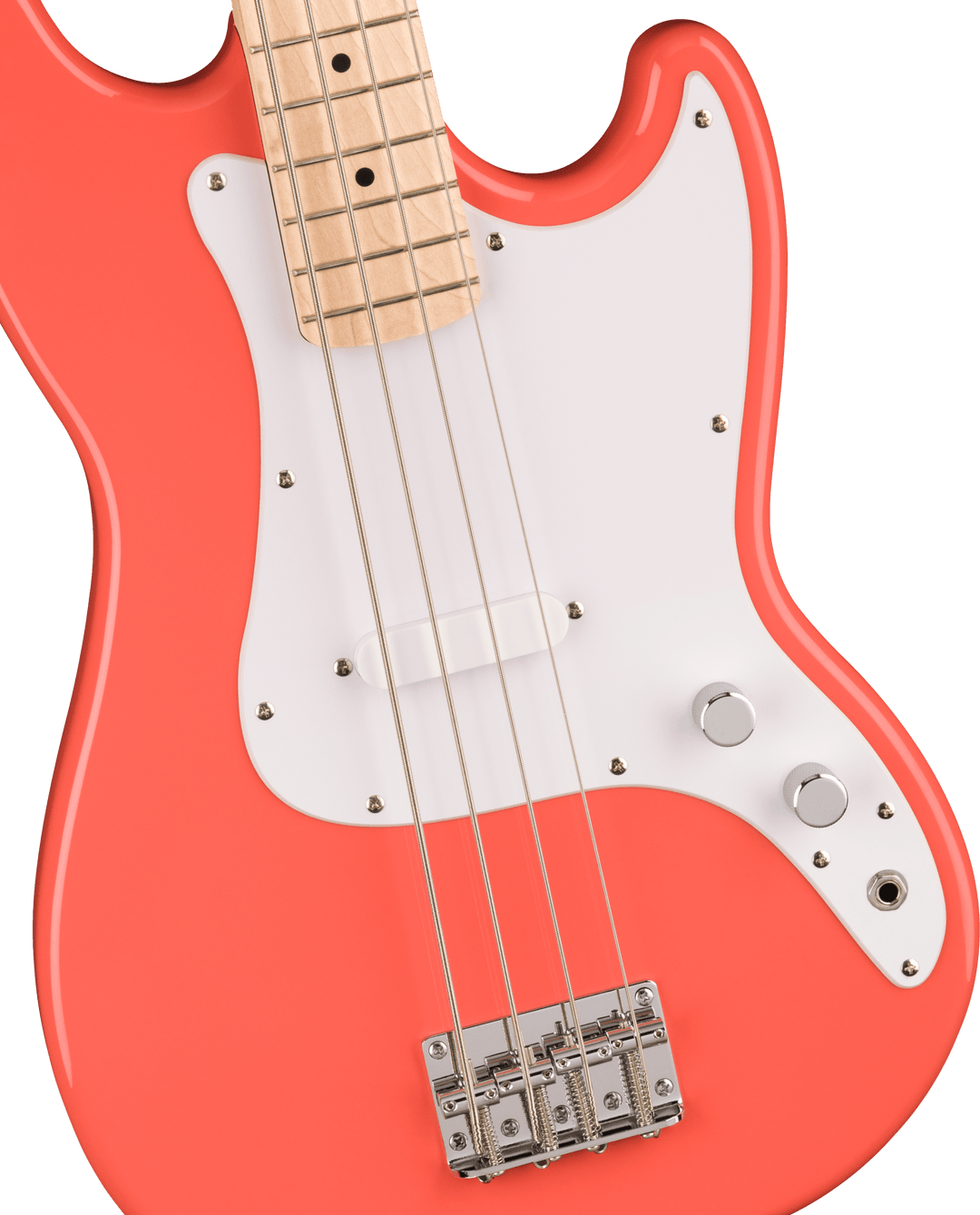 Fender Squier Sonic Bronco E-Bass (Tahitian Coral)