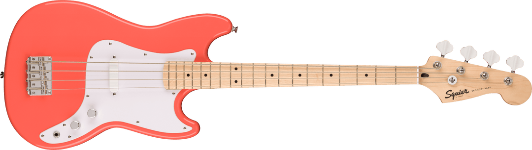 Fender Squier Sonic Bronco E-Bass (Tahitian Coral)
