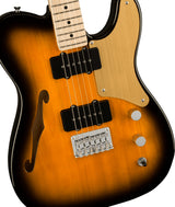 Fender Squier Paranormal Carbronita Telecaster Thinline E-Gitarre (Sunburst)