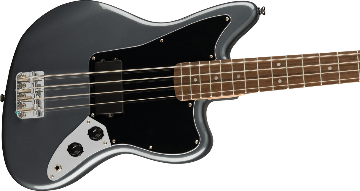 Fender Squier Affinity Jaguar E-Bass (Charcoal Frost Metallic)